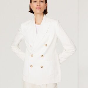 Ralph Lauren ,Double breasted White Linen Blazer size 10